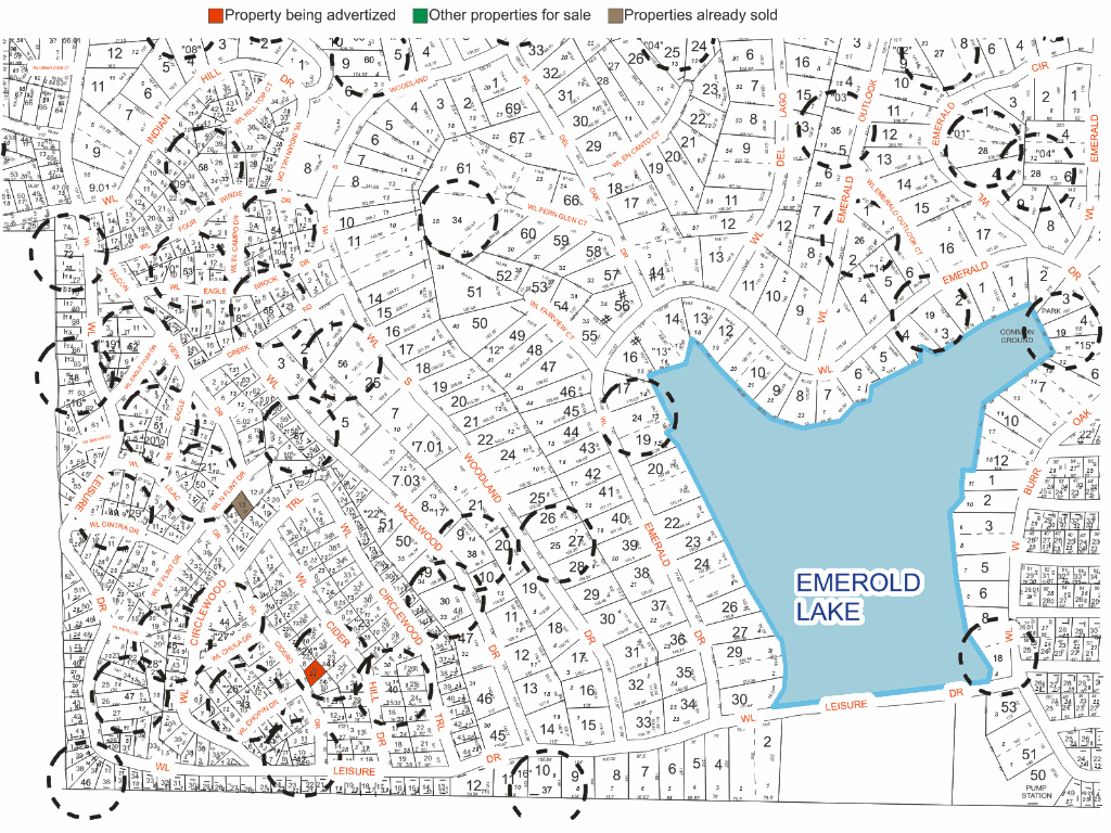Printable Map Of Woodland Lakes Sullivan MO